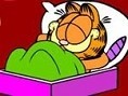 Garfield im Bett