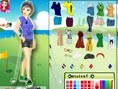 Golferin anziehen