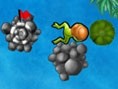 Springender Frosch